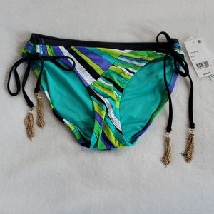 Trina Turk Striped Bikini Bottoms